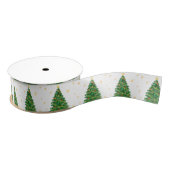 Waterverf Gift Tree Merry Christmas Lint (Spoel)