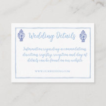 Waterverf Ginger Jar Monogram Crest, Chinoiserie