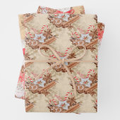 Waterverf Gingerbread Cookie Cacao Inpakpapier Vel (In situ)