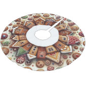 Waterverf Gingerbread House Cookies Christmas Kerstboom Rok (Gekanteld)