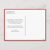 Waterverf Gingerbread House Foto Kerst Feestdagenkaart (Achterkant)