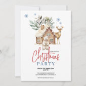 Waterverf Gingerbread House met Polar Beer en R Kaart (Voorkant)