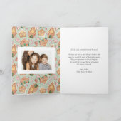 Waterverf Gingerbread Houses Foto Kerst Feestdagen Kaart (Binnen)