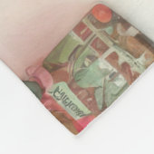 Waterverf Gingerbread Kerstmis Motieven Vakantie Fleece Deken (Hoek)