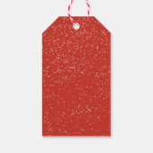 Waterverf Gingerbrood House Merry Kerstry Cadeaulabel (Achterkant)