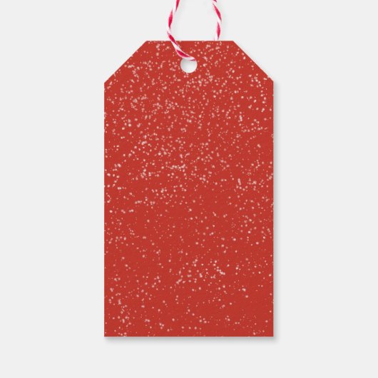 Waterverf Gingerbrood House Merry Kerstry Cadeaulabel (Achterkant)