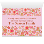 Waterverf Gingerbrood Koekjes Kerst (Binenzijde Horizontaal (Onderkant))