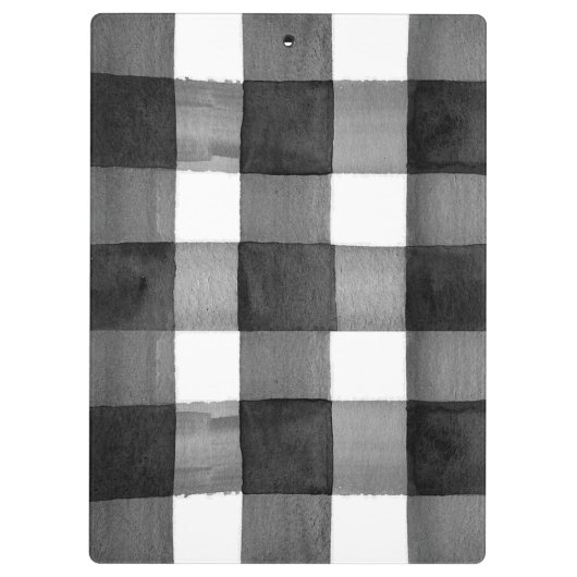 Waterverf Gingham Klembord (Achterkant)