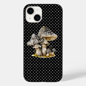 Waterverf Gingham Mushroom Garden Case-Mate iPhone Case (Achterkant)