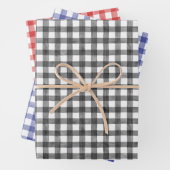 Waterverf Gingham-pakpapier Inpakpapier Vel (In situ)