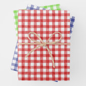 Waterverf Gingham-pakpapier Inpakpapier Vel (In situ)