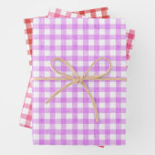 Waterverf Gingham-pakpapier Inpakpapier Vel (In situ)