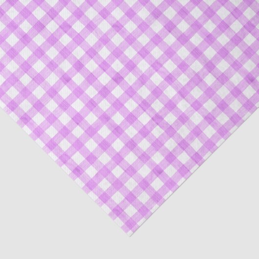 Waterverf Gingham-papier voor lavender Tissuepapier (Detail)