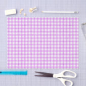 Waterverf Gingham-papier voor lavender Tissuepapier (Craft)