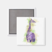 WATERVERF GIRAFFE 1 MAGNEET (Voorkant / Achterkant)