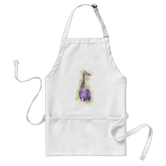 WATERVERF GIRAFFE 1 STANDAARD SCHORT (Voorkant)