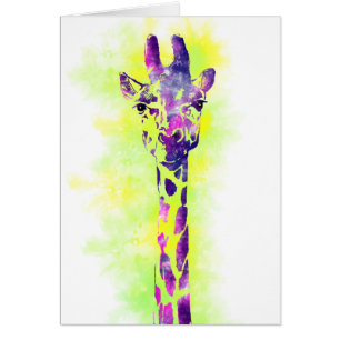 WATERVERF GIRAFFE 2