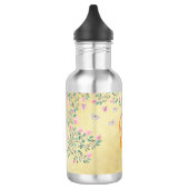 Waterverf Giraffe Butterflies en Blossom Waterfles (Links)
