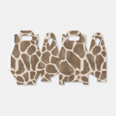 Waterverf Giraffe Dierenprint Patroon Bedankdoosjes (Uitgevouwen)