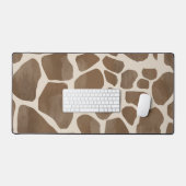 Waterverf Giraffe Dierenprint Patroon Bureaumat (Keyboard & Muis)