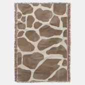 Waterverf Giraffe Dierenprint Patroon Deken (Voorkant Verticaal)