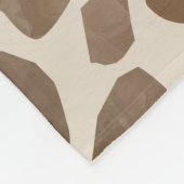 Waterverf Giraffe Dierenprint Patroon Fleece Deken (Hoek)