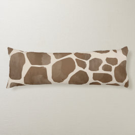 Waterverf Giraffe Dierenprint Patroon Lichaamskussen