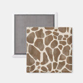Waterverf Giraffe Dierenprint Patroon Magneet (Voorkant / Achterkant)