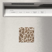 Waterverf Giraffe Dierenprint Patroon Magneet (Insitu (Vaatwasser))
