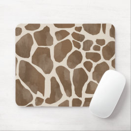 Waterverf Giraffe Dierenprint Patroon Muismat