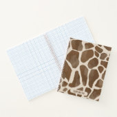 Waterverf Giraffe Dierenprint Patroon Notitieboek (Binnen)
