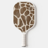 Waterverf Giraffe Dierenprint Patroon Pickleball Paddle (Achterkant)
