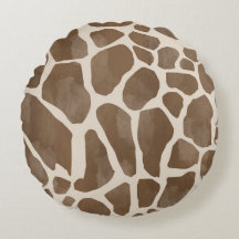 Waterverf Giraffe Dierenprint Patroon