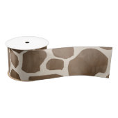 Waterverf Giraffe Dierenprint Patroon Satijnen Lint (Spoel)