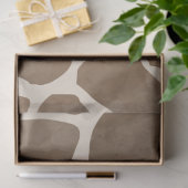 Waterverf Giraffe Dierenprint Patroon Tissuepapier (Geschenk)