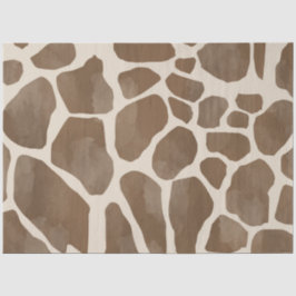 Waterverf Giraffe Dierenprint Patroon Tissuepapier