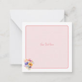  Waterverf Giraffe Notecards Notitiekaartje (Achterkant)