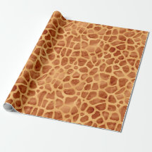 Waterverf Giraffe Print