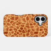 Waterverf Giraffe Print iPhone 16 Hoesje (Achterkant horizontaal)