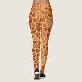 Waterverf Giraffe Print Leggings (Achterkant)