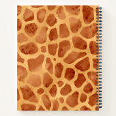 Waterverf Giraffe Print Notitieboek (Achterkant)