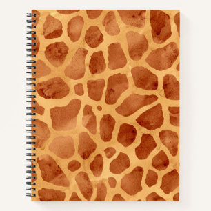 Waterverf Giraffe Print Notitieboek