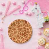 Waterverf Giraffe Print Papieren Bordje (Feest)