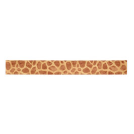 Waterverf Giraffe Print Satijnen Lint