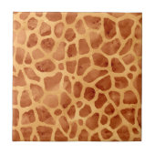 Waterverf Giraffe Print Tegeltje (Voorkant)