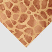 Waterverf Giraffe Print Tissuepapier (Detail)