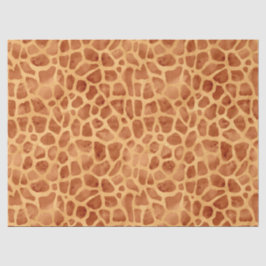 Waterverf Giraffe Print Tissuepapier