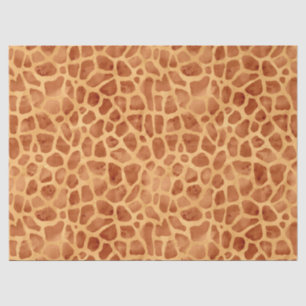 Waterverf Giraffe Print Tissuepapier