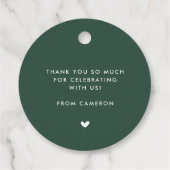 Waterverf Giraffe Safari Verjaardag Bedankt Bedankjes Labels (Achterkant)