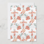 Waterverf Girl Angel Baptism Kaart (Achterkant)